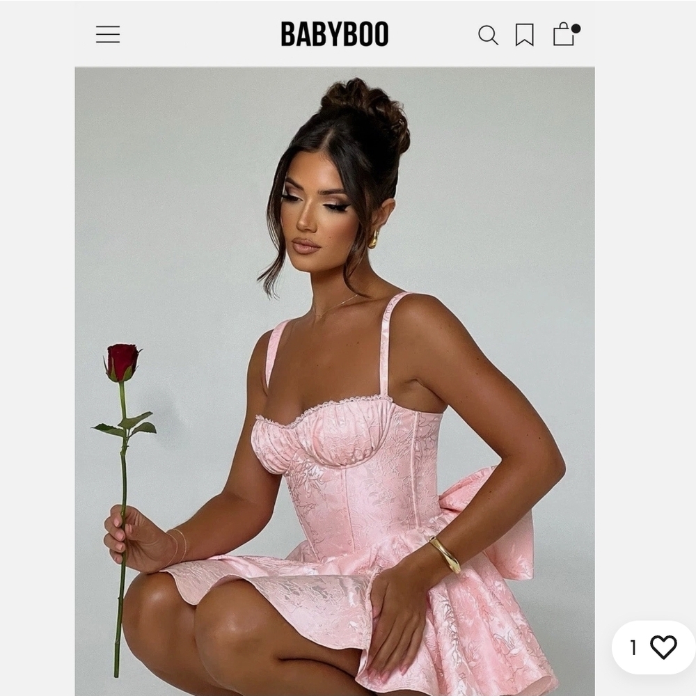 Babyboo Blush Asymmetrical Dress